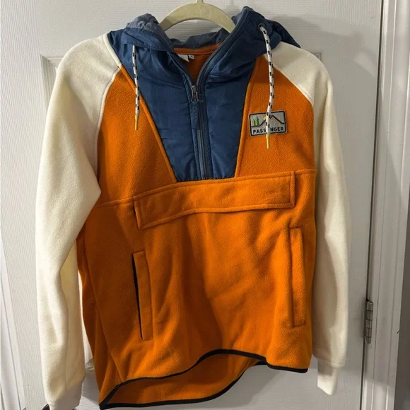 Orange and Cream Women's Hoodie - Picture 1 of 2